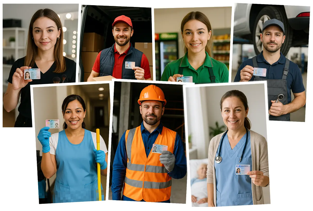 Кто может подать на карту побыта в связи с работой?