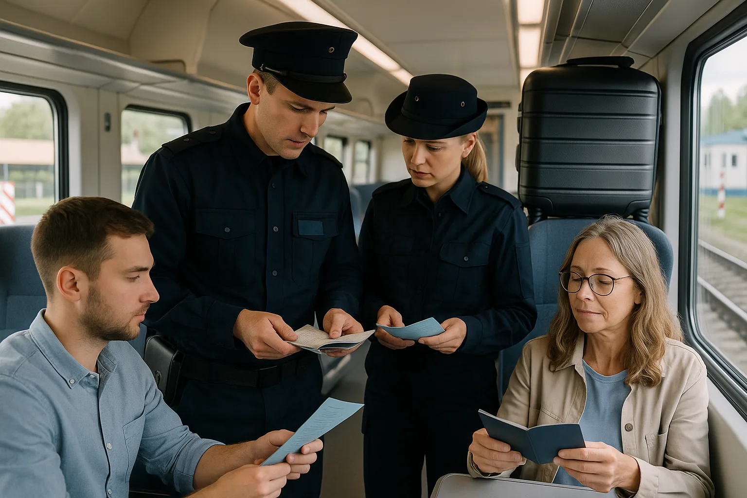 Як проходить контроль: покрокова процедура у вагоні
